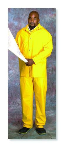 RS100/4X - Brand New Size 4X-Large YELLOW RAINSUIT 35mil PVC Polyester -  Men