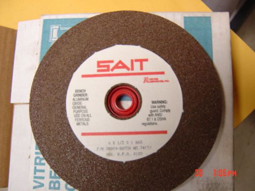 Sait 6&#034; X 1/2&#034; X 1&#034; Bench Grinding Wheel 28004