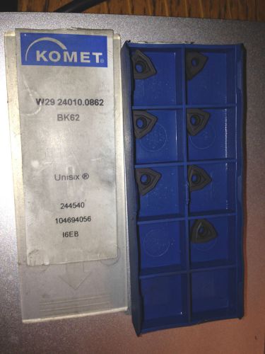 7 KOMET W29 24010.0862 BK62 CARBIDE INSERTS