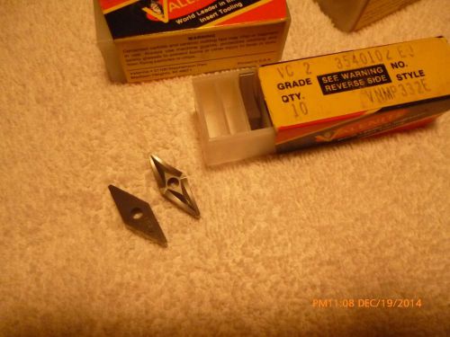 50 pieces Valenite inserts, VNMP32E   VC2