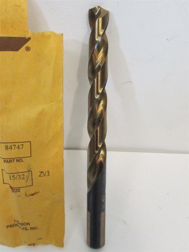 Lawson Products 84747, 15/32&#034;, HSS, Regency Jobber Length Drill Bit