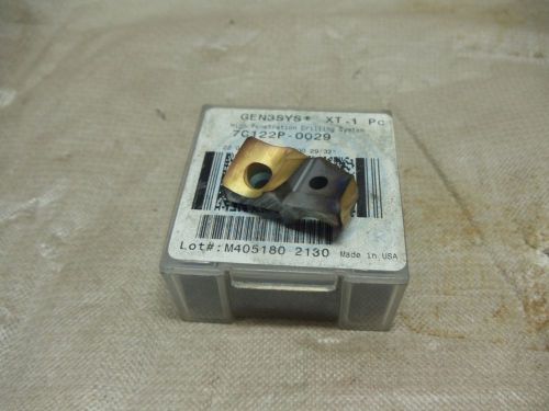 NEW AMEC 29/32&#034; CARBIDE GEN3SYS XT DRILL INSERT 7C122P-0029