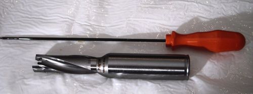 New Kennametal KSEM0766R3SS100 Drill Body 3XD D=.766 1&#034; Shank