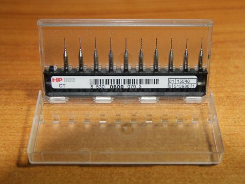 10 PCS BRAND NEW CARBIDE Micro Drill Bits 0.6mm CNC PCB Dremel GERMANY MADE