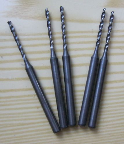 10 PCS D 1,00 mm  SOLID CARBIDE DRILL .