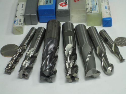 LOT ( 7 ) NEW HANITA NIAGARA END MILL ROUGHING COBALT HSS MILLING CNC LATHE TOOL