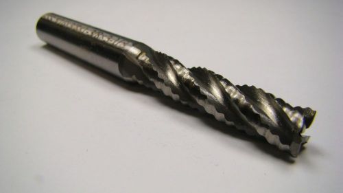 Cobalt Coarse Roughing End Mill 5/16&#034; 4FL 3/8&#034; x 1-3/8&#034; x 3-1/8&#034; [530]