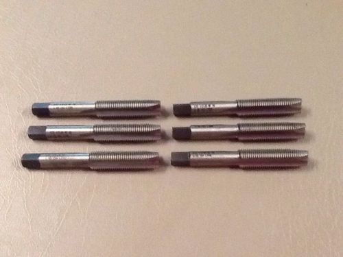 Lot of 6 NEW WIDIA/ Greenfield Tap &amp; Die Co. 1/2&#034;-20 High Speed Plug Taps