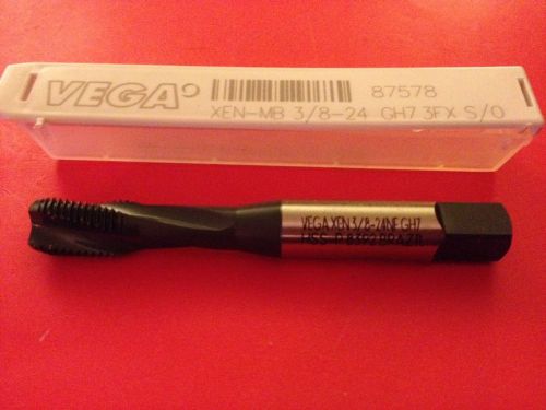 3/8-24 H7 VEGA XEN 3 FL S/P PLUG TAP COBALT S/O COATED NEW! (1 PC) 87578