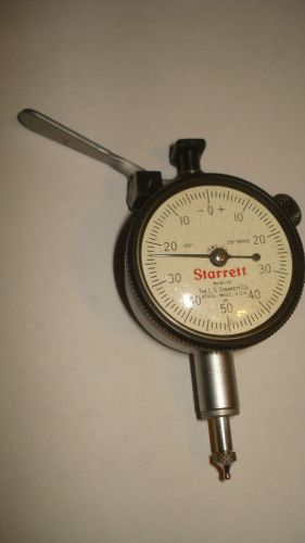 Starrett no. 81-141 dial indicator w/ lever control .250&#034; range 1+11/16 in dial for sale