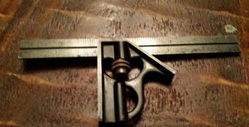 LS STARRETT NO. 4 GRAD MACHINIST&#039;S COMBINATION SQUARE  8/16/32/64