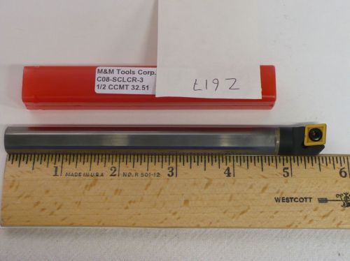 1 NEW 1/2&#034; CARBIDE BORING BAR. TAKES CCMT 32.51 CARBIDE INSERT 5.5&#034; OAL {Z617}