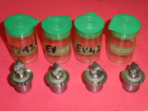 LOT of (4) ERICKSON DIAL BORING TOOLS, EV42