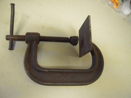 Vintage Proto 403 Heavy Duty C-Clamp Industrial 7&#034;&#034; Deep Throat Nice Condition