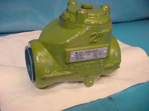 New 2&#034; Chem-Oil Check Valve NACE 2D1TVCV