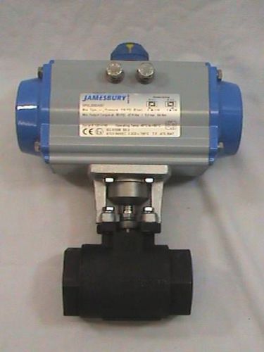 1-1/2&#034; jamesbury 9fb 2236 xtb ball valve 1200 psi w/ vpvl200dabd actuator nos for sale