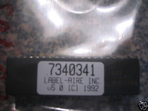 LABEL AIRE 2115 CPU EPROM 7340341 Label Applicator