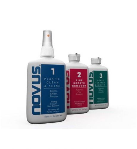 NOVUS Plastic Polish Kit - 8 oz., Free 2 Day Shipping,