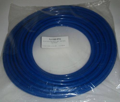 3/8&#034; OD x .245&#034; Wall X 100&#034; Long Urethane / Polyurethane 95A Blue Tubing tube