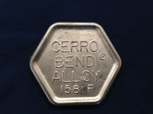 Cerrobend (aka Bolton 158) 1 lb. ingot Low Melting Temperature Alloy