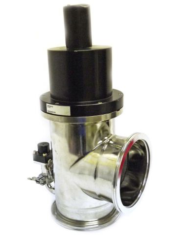 MKS HPS 6&#034; Stainless Steel Vacuum Inline Isolation Angle Valve 99C1655/99C1655F