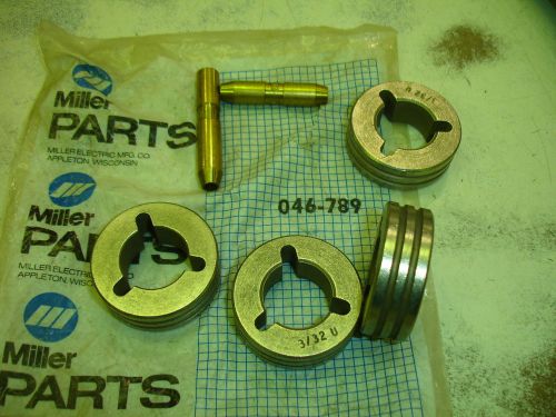 Miller 046-789 Drive Roll Kit  3/32  50/60 Series $98 U-Groove Aluminum 4 ROLL