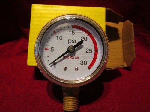 Profax 2&#034; x 30 RL PSI Gauge (Red Line) PG2030