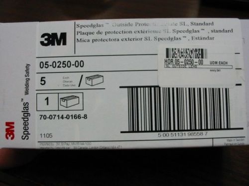 3M HORNELL SPEEDGLAS SL OUTSIDE LENSES 05-0250-00  5PK