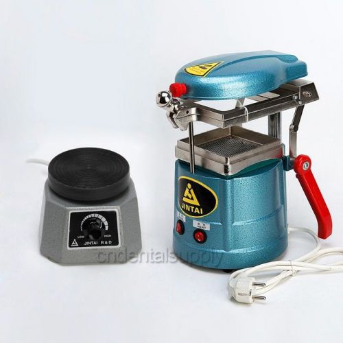 Dental Lab Equipment Vacuum Forming Molding Machine + Round Vibrator Vibrating