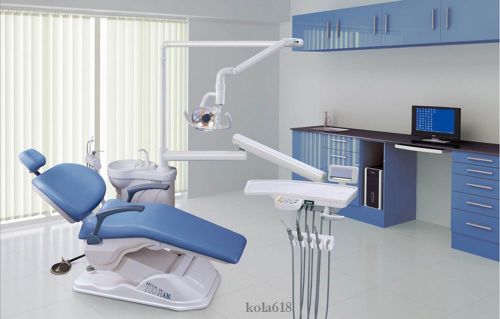 Computer Controlled Dental Unit Chair FDA CE Approved A1 Soft Leather