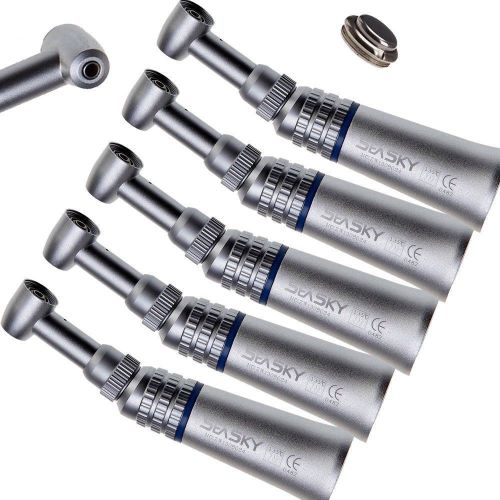5pc dental nsk style slow low speed contra angle handpiece push button latch bur for sale