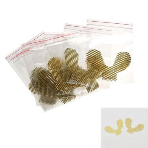 Gold 10PCS Dental Metal net Strengthen Dental Impression Trays for Upper teeth