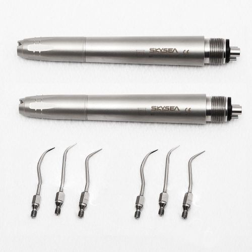 2pc G-Type Dental Super Sonic Air Scaler Handpiece Fit KAVO 2H 6 tip N1 N2 N3