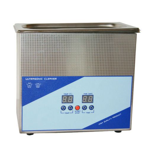 STAINLESS STEEL 3L DIGITAL ULTRASONIC CLEANER Cleaning ELEGANT STURDY PACKAGE B