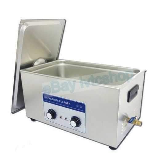 22L Ultrasonic Cleaner w/ Timer &amp; Heater Free Basket New 1 Year Warranty