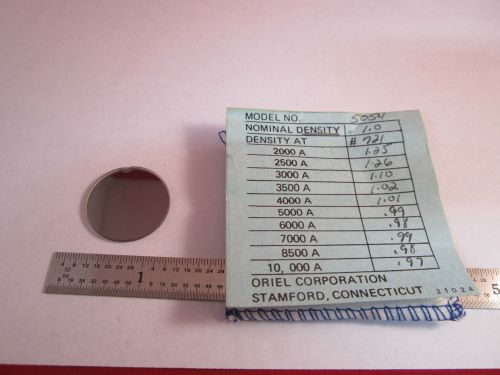 OPTICAL FILTER ORIEL 5054 LASER OPTICS BIN#5K-09