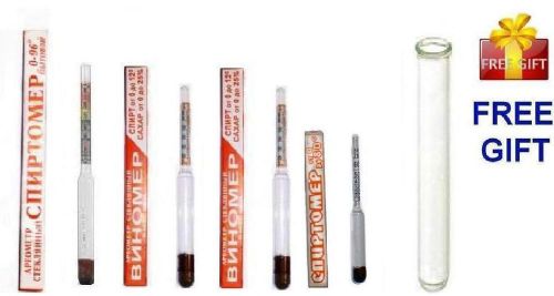 FOR ALCOHOL BAR  HYDROMETERS  MOONSHINE WHISKEY WINE LIQUOR SUGAR