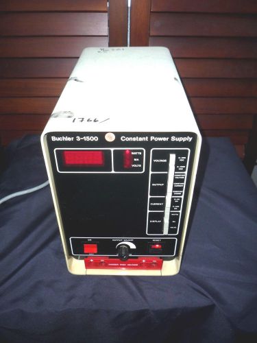 BUCHLER 3-1500 CONSTANT POWER SUPPLY (ITEM# 1766 /1)