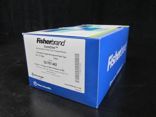 FISHERBRAND SureOne Aerosol Barrier Pipette Tips 0.1-10uL 02-707-442 (960ct)