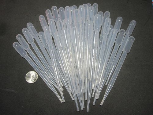 50. transfer pipettes 7ml graduated lab dropper cosmetics model paint oil liquid for sale