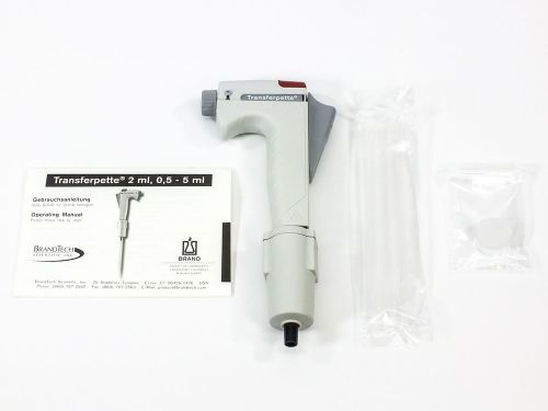 Brandtech scientific brand new 0.5-5 ml transferpette pipette 2704184 for sale