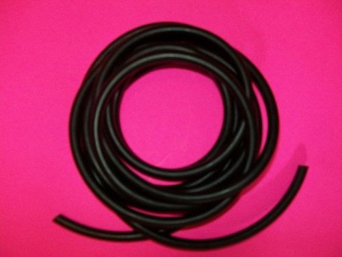 50 feet 3/16&#034; I.D x 1/8 wall x 7/16&#034; O.D Latex Rubber Rubing Black Heavy Duty US