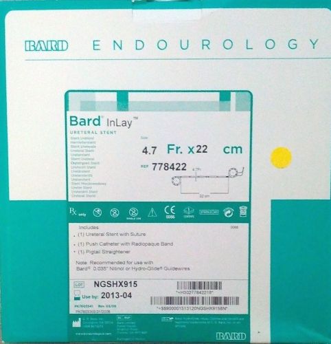 Bard InLay URETERAL DEVICE 4.7Fr X 22cm REF: 778422