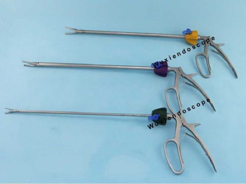 New Laparoscopy 5x330mm Clip Applier for M Size with Hem-o-Lok Clip/ green