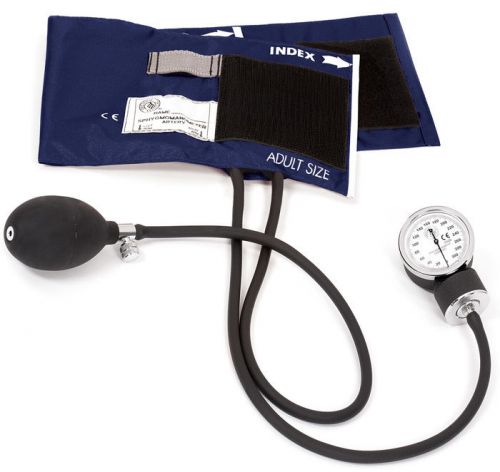 Premium aneroid sphygmomanometer presented in navy for sale