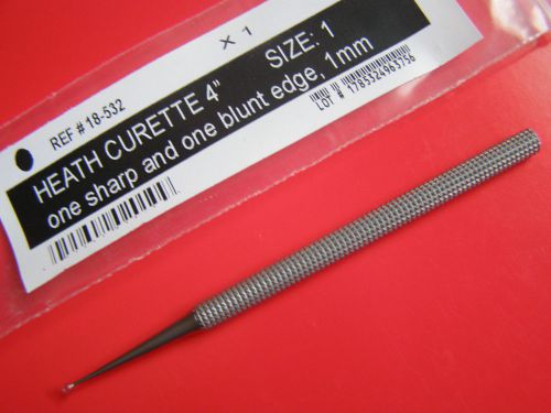 Heath Curettes 4&#034; size 1 Surgical Dermal Ophthalmic Instruments Curette ENT OR