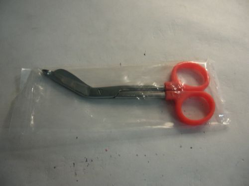 1 PCS-------LISTER BANDING SCISSOR PLASTIC HANDLES/ORANGE HANDLE &#034;5 1/2&#034;