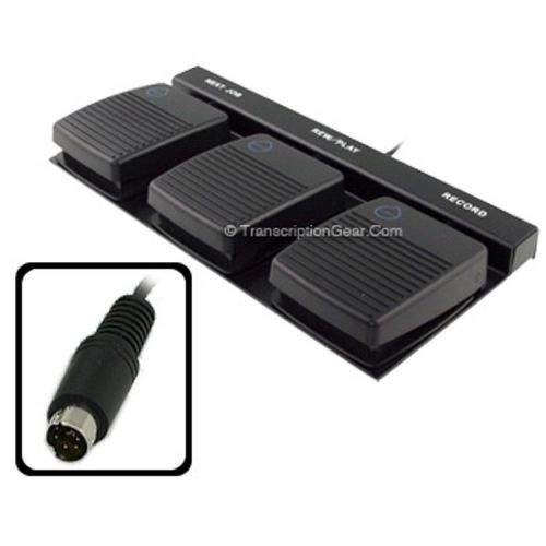 3-Function Waterproof 8 Pin DIN Foot Pedal FP113-W