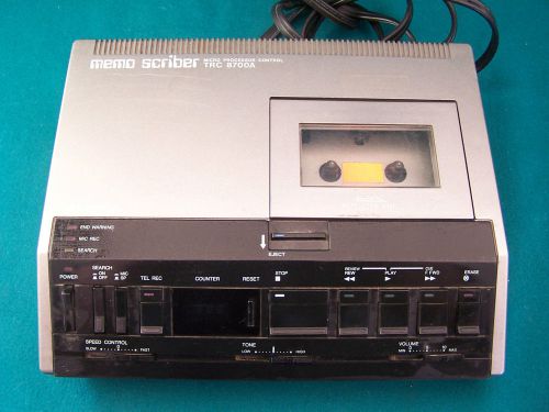 Sanyo TRC 8700A Standard Cassette Transcription Transcribing Transcriber Machine