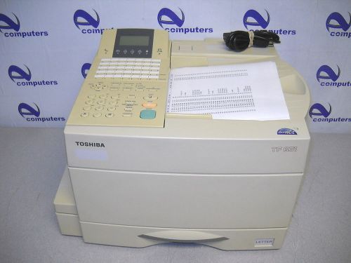 Toshiba TF631 Plain Paper Laser Fax Machine 66,969 Pages Printed